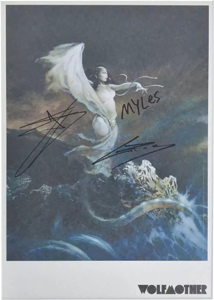 Wolfmother: Stockdale, Myles, & Ross Signed 11" x 17" Poster (Beckett/BAS)