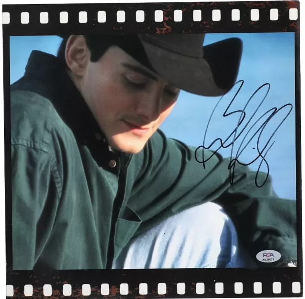 Brad Paisley Signed "Who Needs Pictures" Album Cover (PSA/DNA)