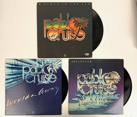 Pablo Cruise Lot of 3 Group Signed Albums (Beckett/BAS)