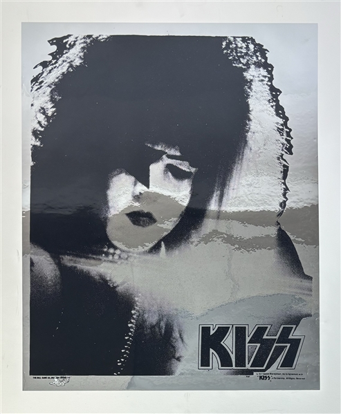 KISS: Paul Stanley Original 20" x 25" Ball Game Mylar Poster 