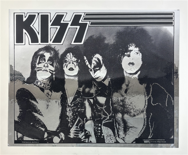 KISS: Original 20" x 25" Ball Game Mylar Poster