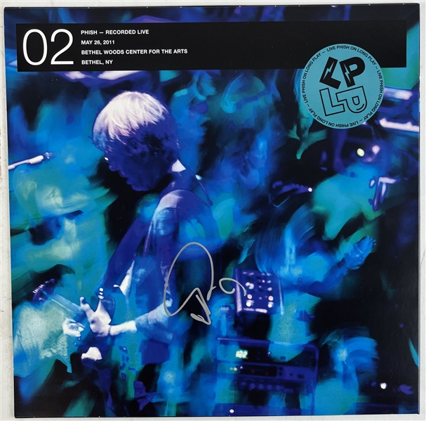 Phish: Trey Anastasio Signed "Live Phish on Long Play" Album Cover (Beckett/BAS)