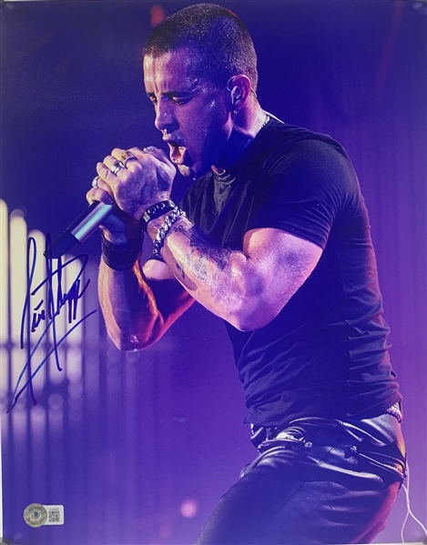 Creed: Scott Stapp Signed 11" x 14" Photo (Beckett/BAS)