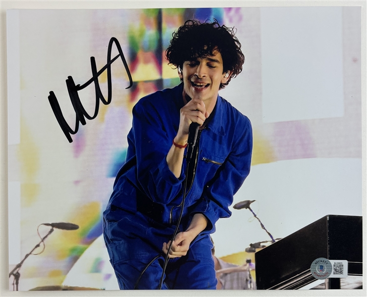 The 1975: Matty Healy Signed 8" x 10" Photo (Beckett/BAS)