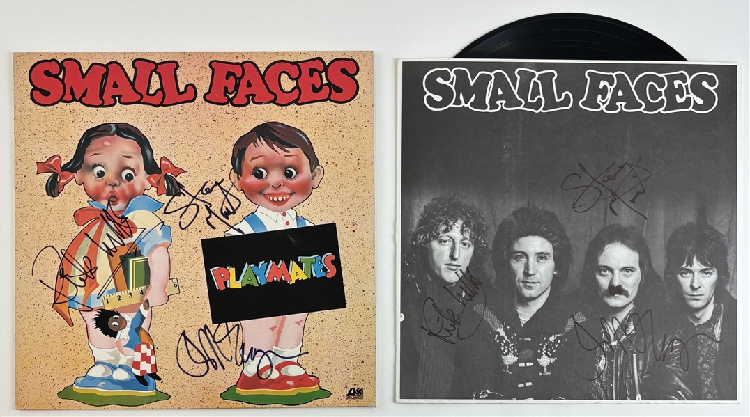 Small Faces: Marriott, McLagan, & Willis Lot of Two (2) Signed "Playmates" Albums (Beckett/BAS LOA)