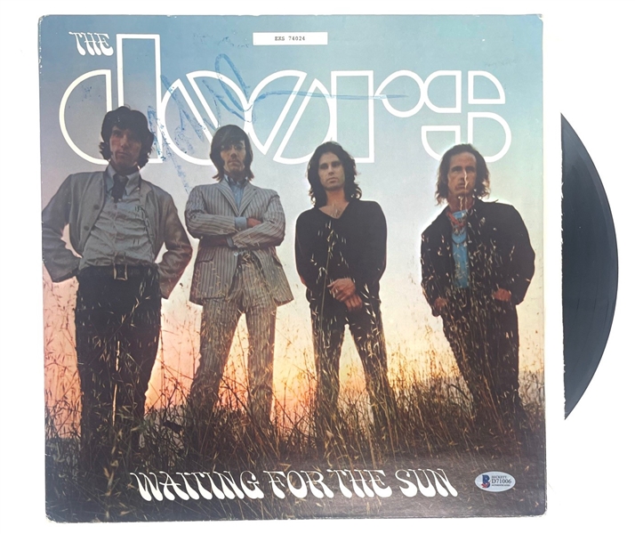 THE DOORS: John Densmore Signed "Waiting for the Sun" Album (Beckett/BAS)