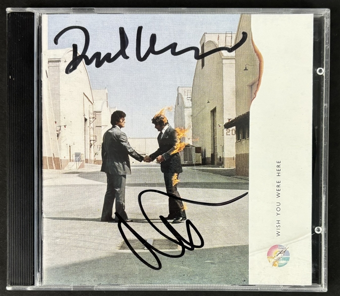 Pink Floyd: Multi-Signed CD Cover Display (3 Sigs)(Beckett/BAS & Floyd Authentic LOA)