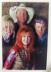 The B-52s Group Signed 8" x 12" Color Photo (4 Sigs)(Epperson/REAL LOA)