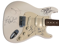 Black Sabbath Group Signed Strat Style Electric Guitar (4 Sigs)(PSA/DNA LOA)