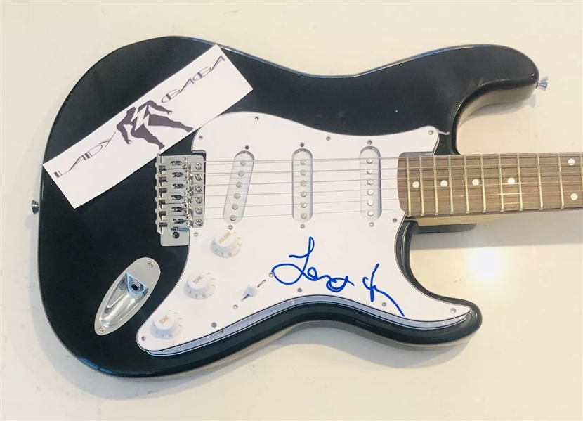 Lady GAGA Signed Guitar (JSA) (John Brennan Collection) 