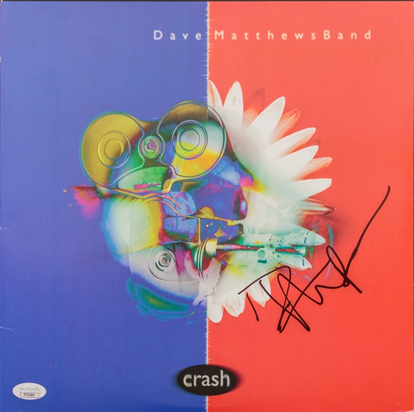 Dave Matthews Signed "Crash" Album Cover (JSA LOA)