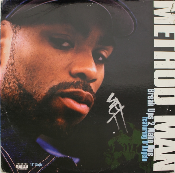 Method Man Signed "Break Ups 2 Make Ups" Album Cover (JSA)