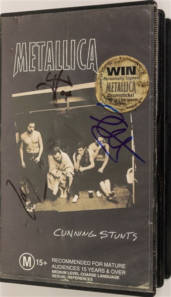 Metallica: Multi-Signed "Cunning Stunts" DVD Case (Metalligraphs LOA)