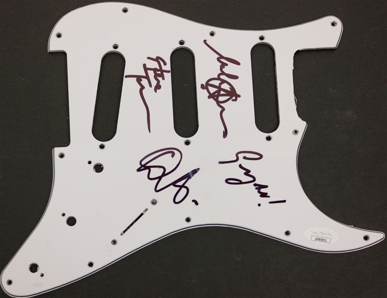 Mudhoney OG Grunge Band Group Signed Pickguard (4 Sigs)(JSA)