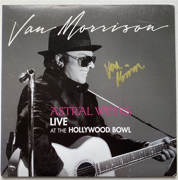 Van Morrison Signed "Astral Weeks Live" Album Cover (JSA LOA)(Ulrich Collection)