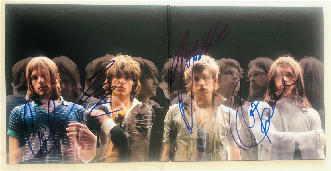 Kings of Leon Multi-Signed Album Cover (4 Sigs) (JSA LOA) (John Brennan Collection) 