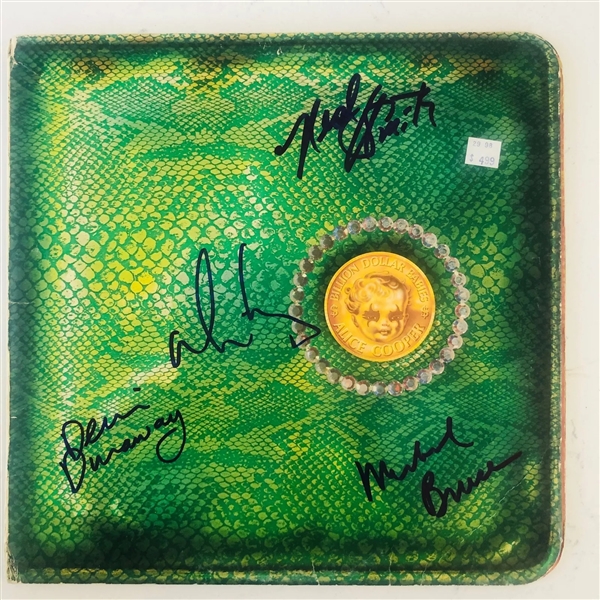 Alice Cooper Group Signed Album (4 Sigs) (JSA) (John Brennan Collection) 