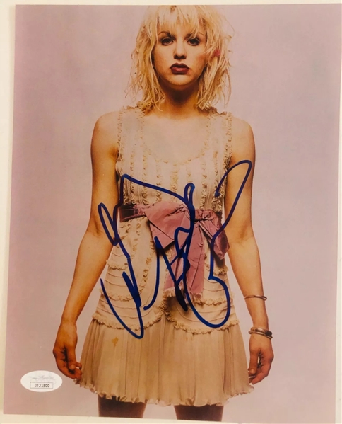 Hole: Courtney Love signed 8x10 Photograph (JSA) (John Brennan Collection) 