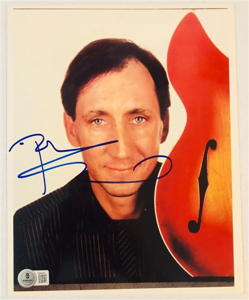 Pete Townshend Signed 8x10 Photograph  (Beckett/BAS) (John Brennan Collection)