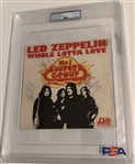 Led Zeppelin: Multi-Signed "Whole Lotta Love" 45 RPM Album Sleeve w/ NM-MT 8 Grades! (3 Sigs)(PSA/DNA Encapsulated & LOA)