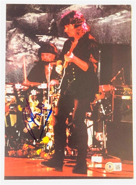 Rainbow: Ritchie Blackmore Signed 8x10 Photograph  (Beckett/BAS) (John Brennan Collection)