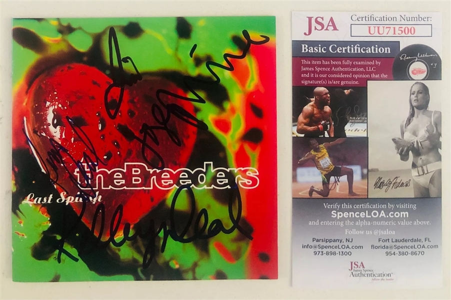 The Breeders: Groups Signed CD (JSA) (4 Sigs) (John Brennan Collection) 