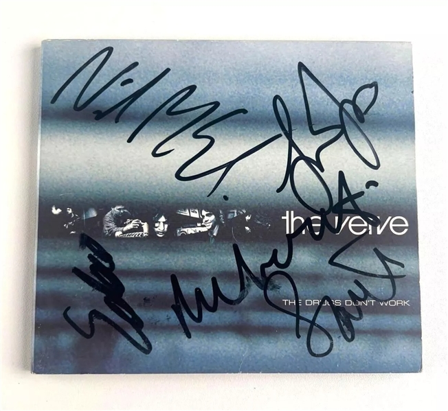 The Verve: Groups Signed CD (5 Sigs)  (JSA) (John Brennan Collection) 