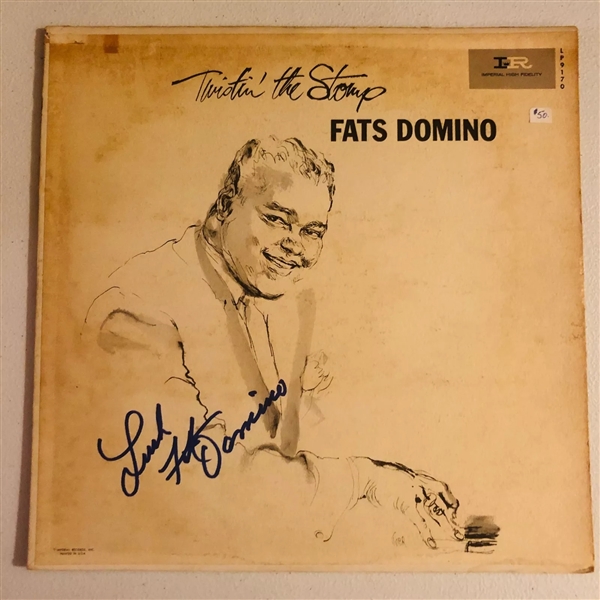 Fats Domino Signed Album (Beckett/BAS) (John Brennan Collection) 