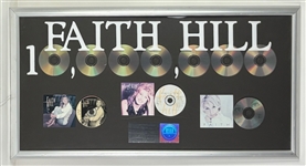 Faith Hill RAII Award 10,000,000 Music Sales Award