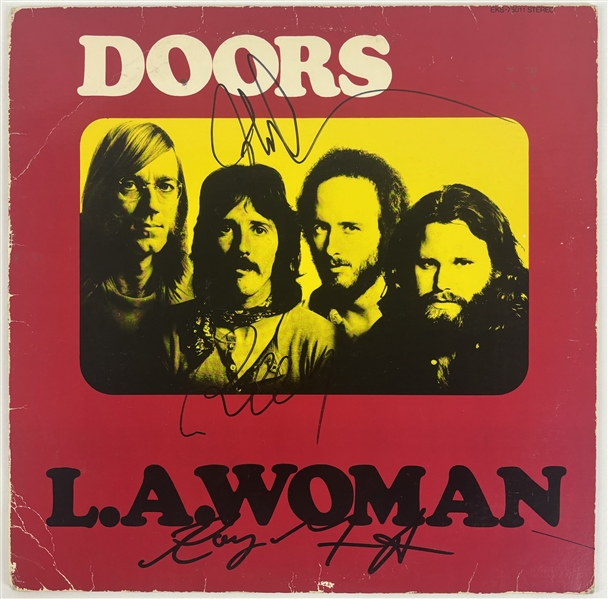 The Doors Group Signed "L.A. Woman" Album Cover (Third Party Guaranteed)