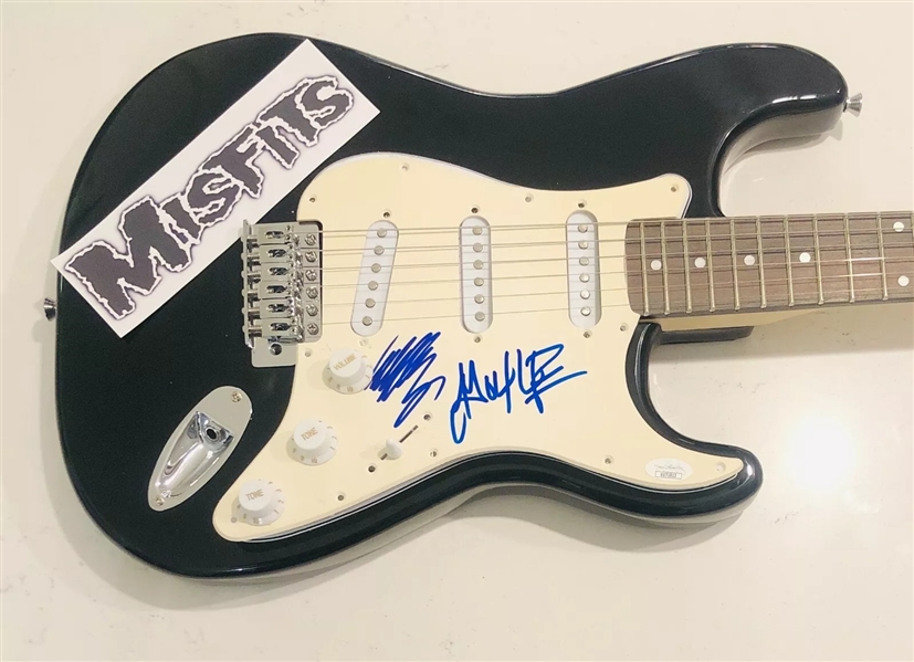 MISFITS: Glenn Danzig and Doyle Frankenstein Signed Guitar (JSA)  (John Brennan Collection) 