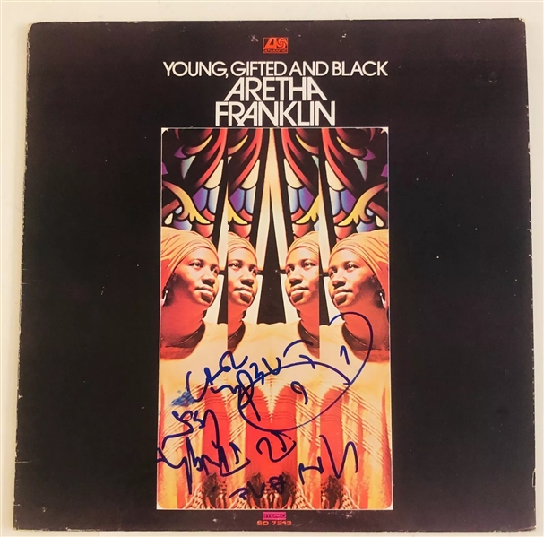 Aretha Franklin Signed "Young, Gifted, and Black" Album (Beckett/BAS) (John Brennan Collection) 