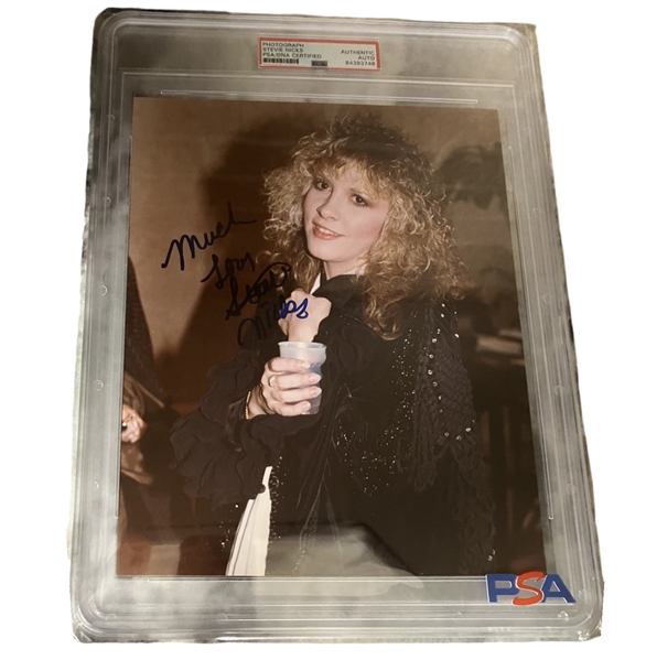 Stevie Nicks Signed 8" x 10" Photo (PSA/DNA Encapsulated)