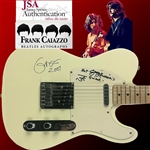 George Harrison & Eric Clapton ULTRA RARE Dual Signed Fender Squier Telecaster Guitar (JSA & Caiazzo LOAs)