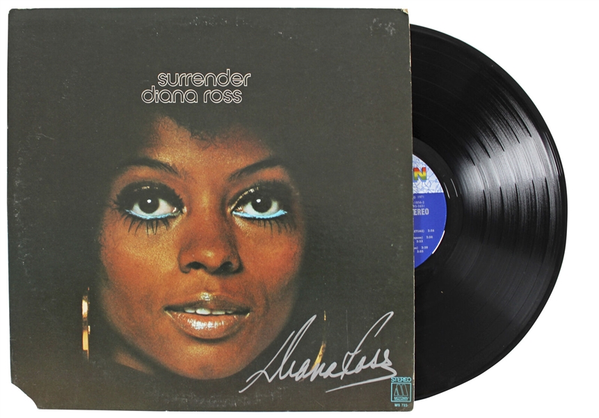 Diana Ross Signed "Surrender" Record Album (JSA Sticker)