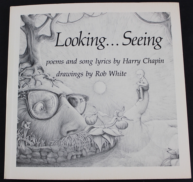 Harry Chapin Signed "Looking ... Seeing" Paperback Lyric & Poem Book (Third Party Guaranteed)