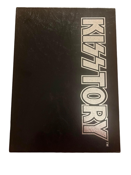 KISS Group Signed Hardcover "KISStory" Book w/ All 4 Original Members! (Third Party Guaranteed)