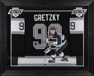 Wayne Gretzky Signed LA Kings Jersey with One-of-a-Kind Hand Painted William Zavala Artwork (Gretzky Holo & Beckett/BAS LOA)