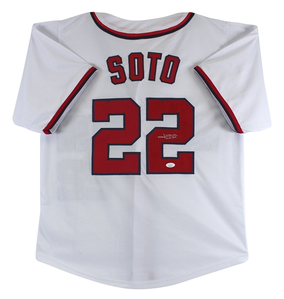 Juan Soto Signed Nationals Home Style Jersey (JSA)