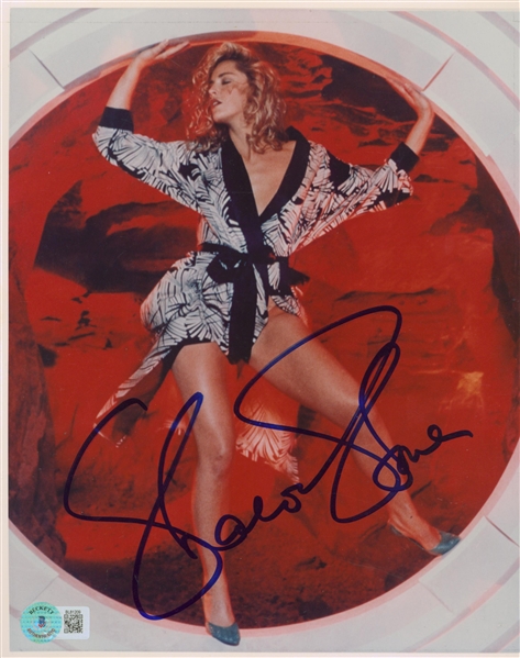 Sharon Stone In-Person Signed 8" x 10" Color Photo from "Total Recall" (Beckett/BAS)