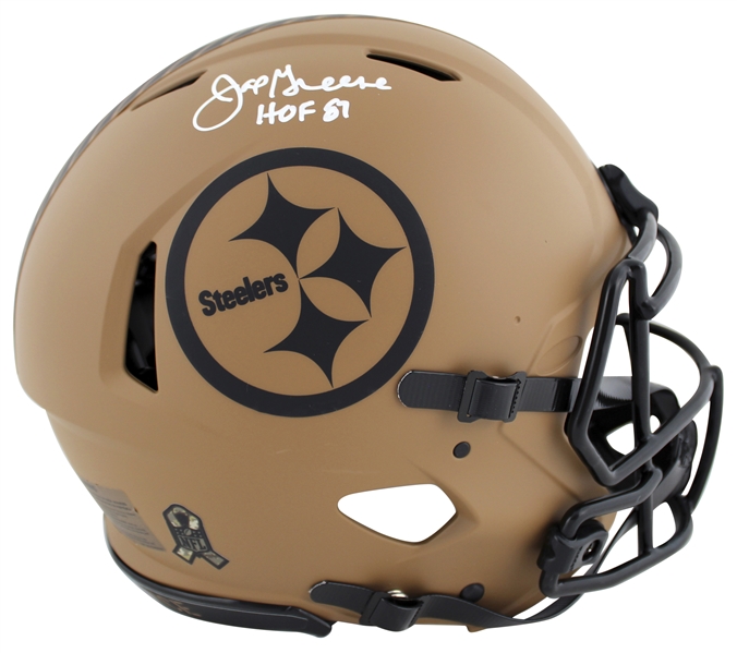 Joe Greene "HOF 87" Signed 2023 STS II F/S Speed Proline Steelers Helmet (Beckett/BAS Witnessed)