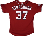 2018 Stephen Strasburg Game Worn Washington Nationals Jersey :: Worn 4/28/2018 vs. LAD :: 10K Performance! (Sports Investors LOA)