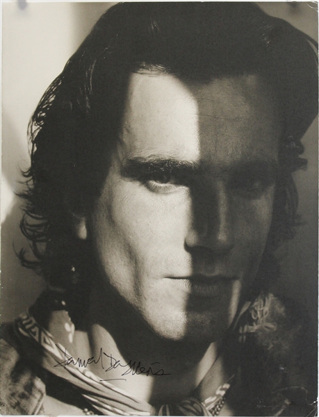 Daniel Day Lewis Rare In-Person Signed 11" x 15" Herb Ritts Book Page Photograph (Beckett/BAS COA)