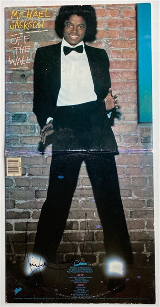 Michael Jackson In-Person Signed “Off the Wall” Gatefold Album Record (JSA Authentication)(Ulrich Collection)