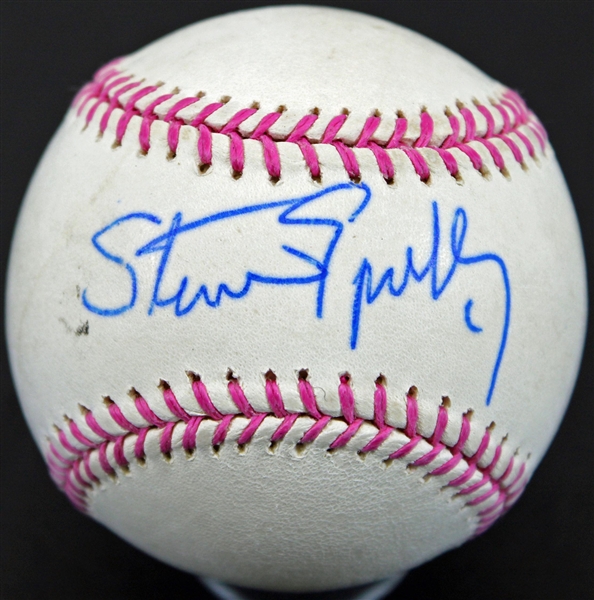 Steven Spielberg Signed Pink Stitch OML Baseball (PSA/DNA)