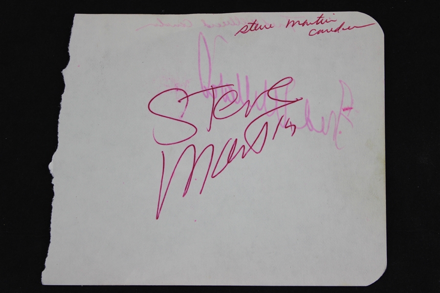 Steve Martin & Fred Willard Signed Album Page (Third Party Guaranteed)