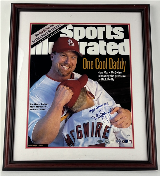 Mark McGwire Signed Ltd. Ed. 16" x 20" Photo in Framed Display (Steiner)(MLB)