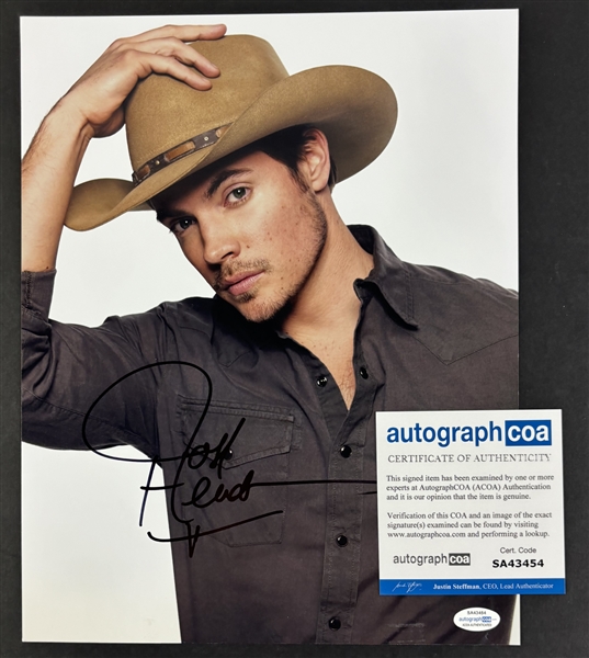 Josh Henderson Signed 11" x 14" Dallas Photograph (ACOA)