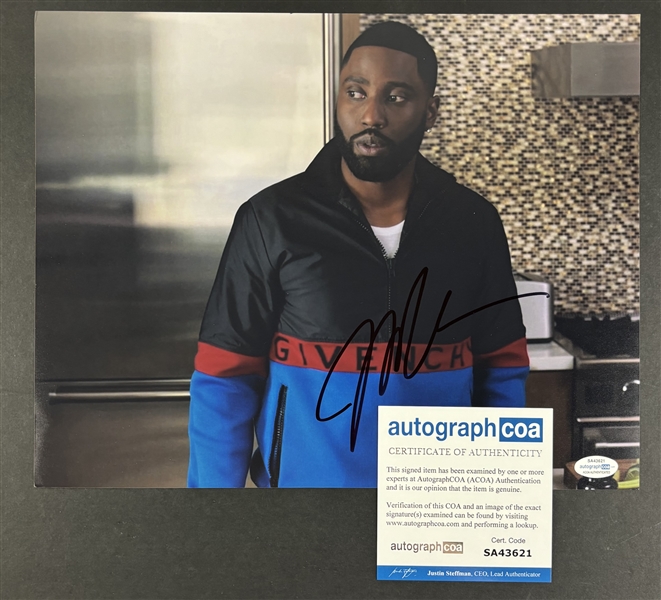 John David Washington Signed 11" x 14"  Ballers Photograph (ACOA)