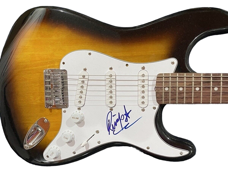 The Beatles: Ringo Starr SCARCE Signed Fender Squier Stratocaster Guitar (JSA LOA)